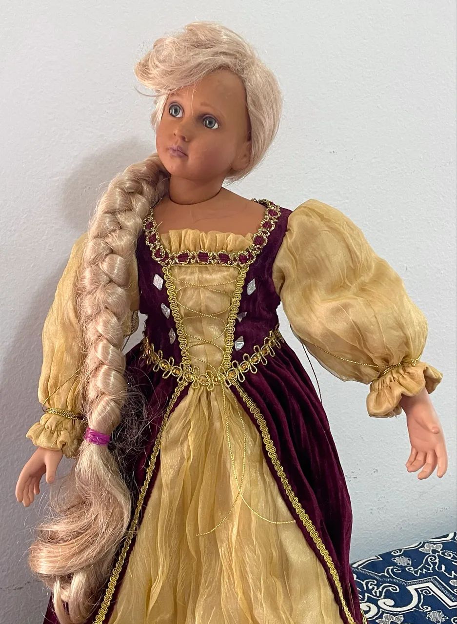 Boneca Rapunzel - Vintage 