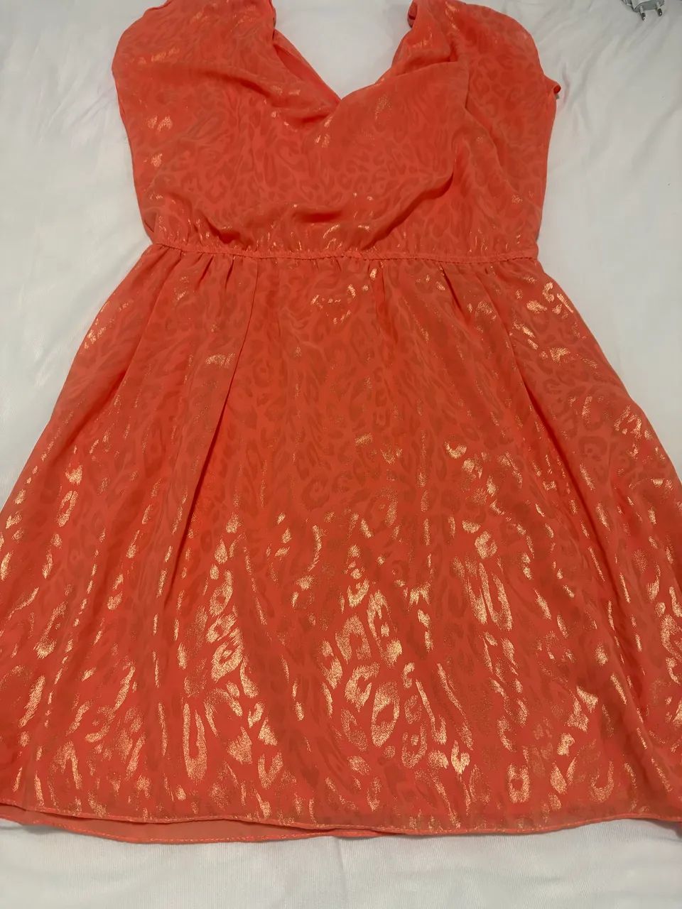 Vestido curto laranja  - Foto 2