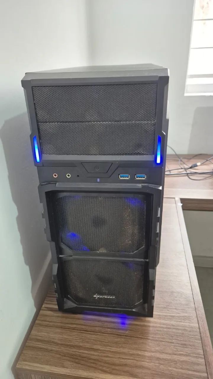 PC Completo Intel Core i5 RX 550 4GB SSD 240GB 8GB RAM + 2 Monitores LG - Foto 3