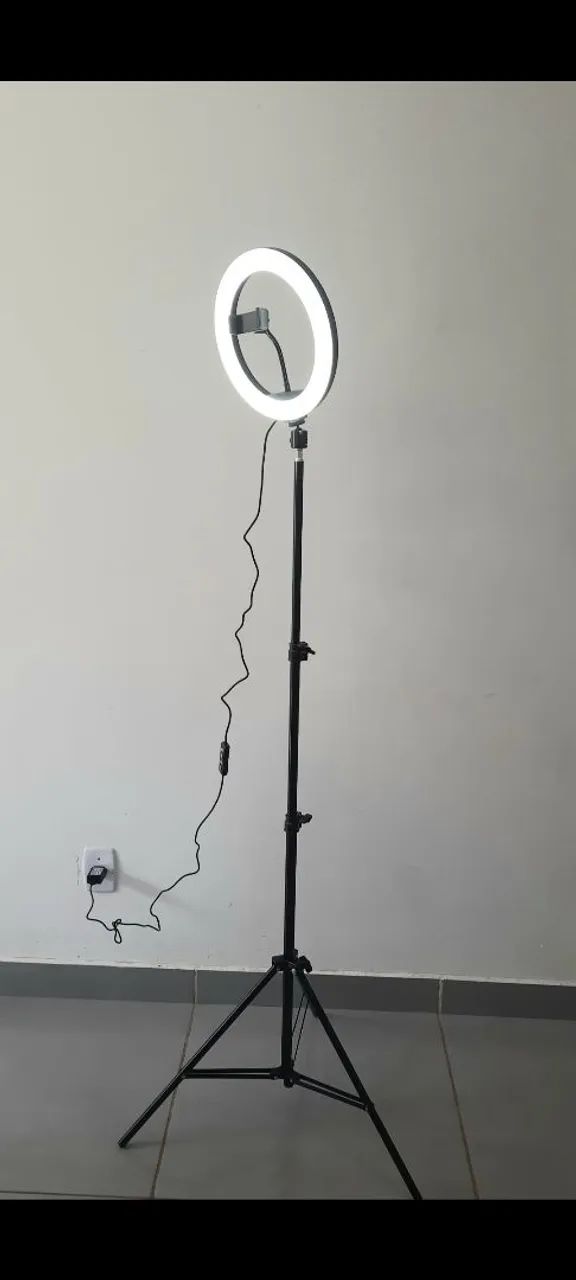 Iluminador ring light 10p 1,80 metros