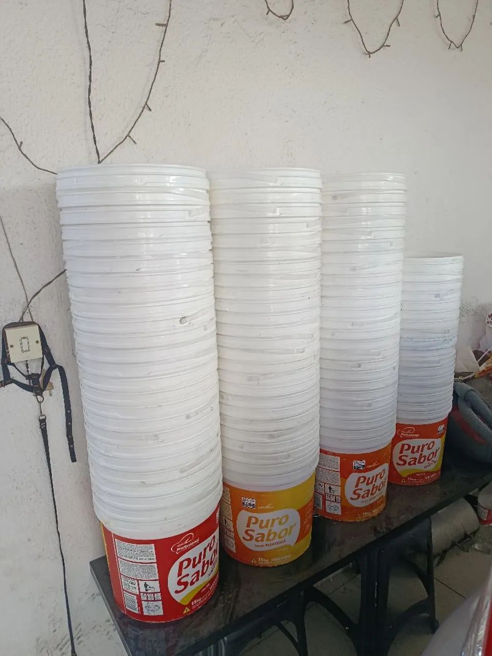 Balde de 15kg limpo R$ 4,00