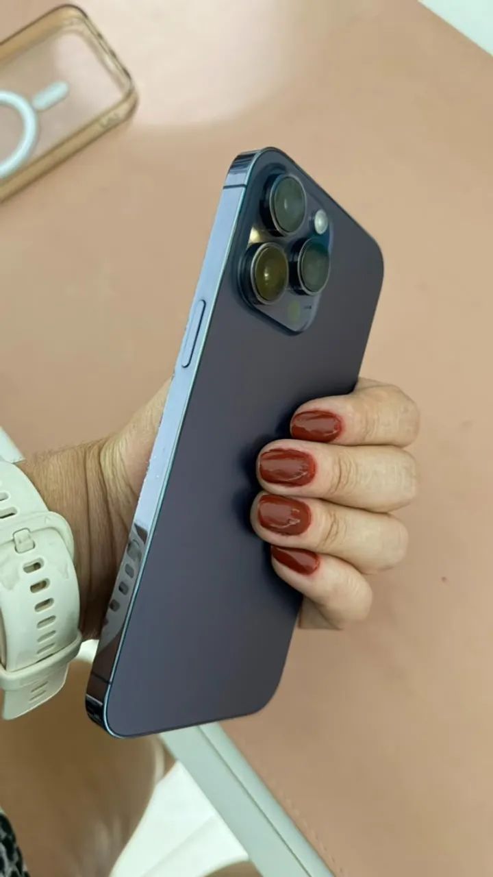 Iphone 14 pro max 256gb roxo - Foto 4