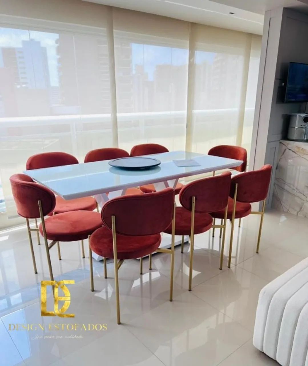 Cadeira de jantar slim 