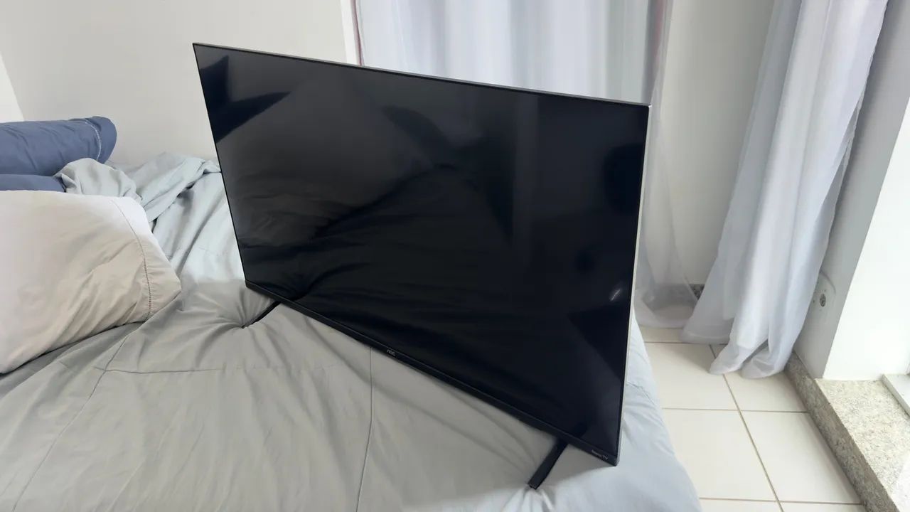 Smart TV 43 polegadas estado de novo - Foto 3