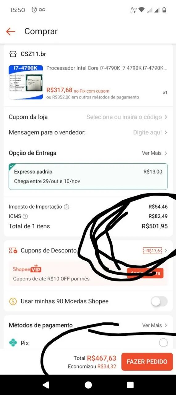 Processador i7 4790k - Foto 2