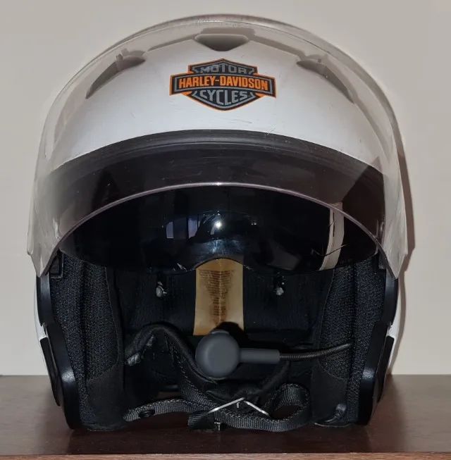 Capacete Harley Davidson Com Microfone/fone Bluetooth, acompanha Viseira Reserva Zerada e  - Foto 2