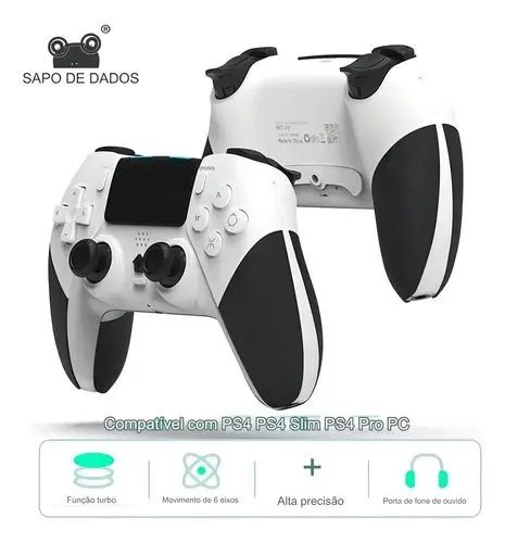 CONTROLE DATA FROG T-29 (Ps4, Pc, Android)- NOVO - SEM FIO
