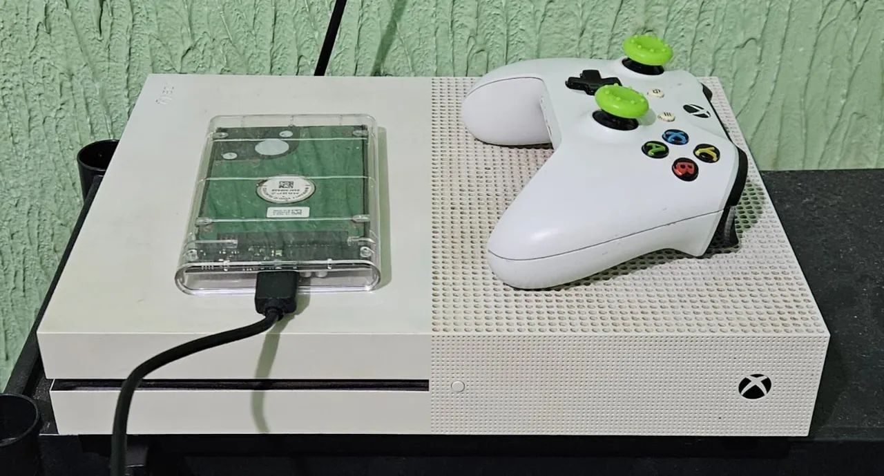 Xbox One S Bloqueado controle e jogos