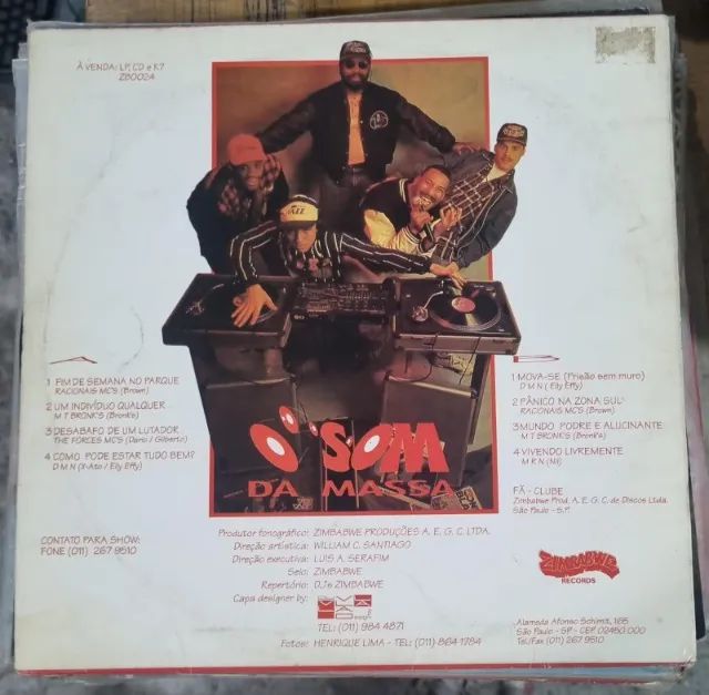 LP ?O Som da Massa? de rap nacional - Foto 2