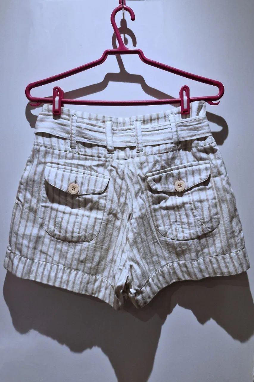 short estilo vintage em algodão tam. 40 - Foto 3