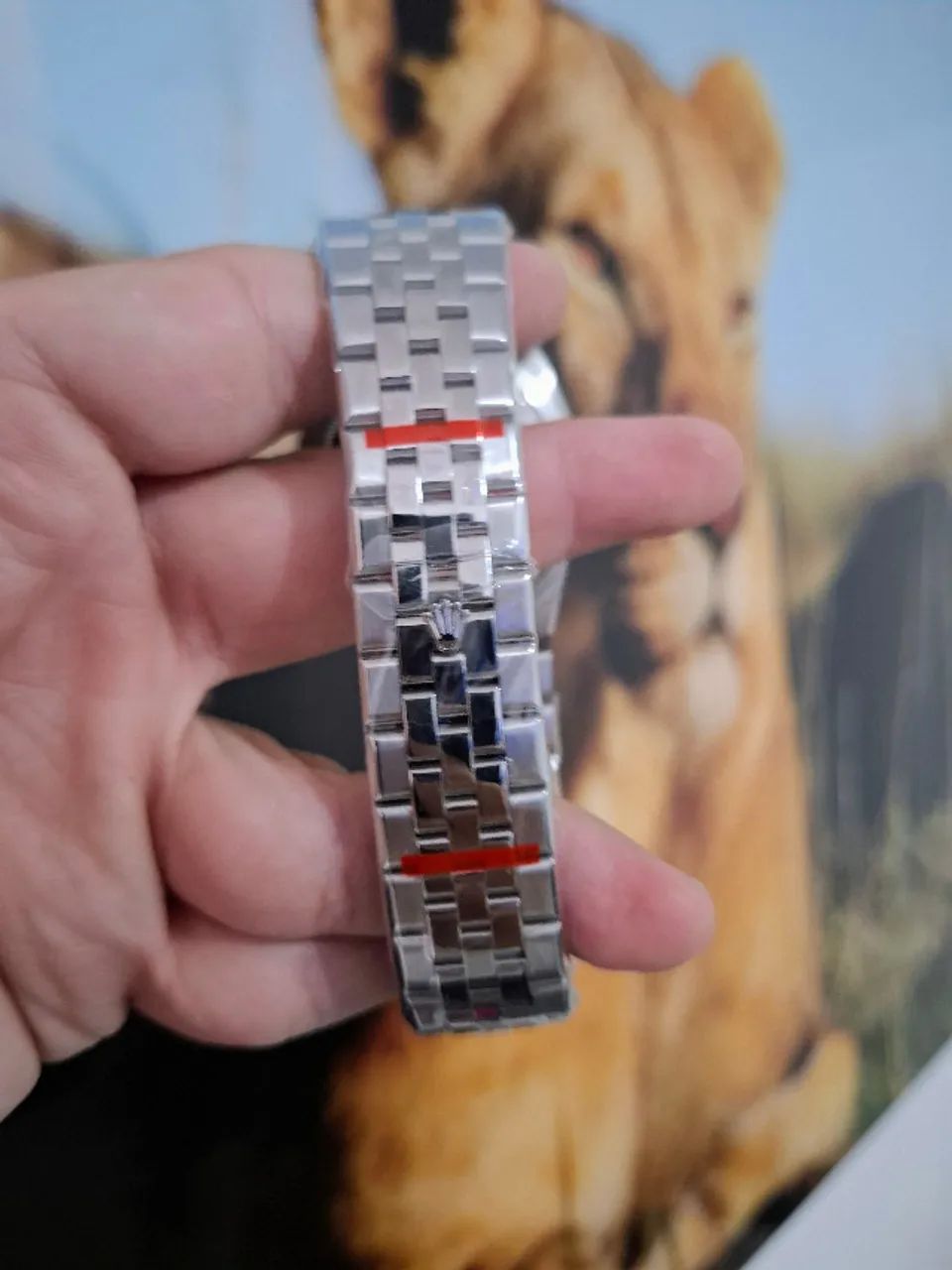 Relógio ROLEX LAND DWELLER AUTOMÁTICO MOSTRADOR PRETO - Acessórios