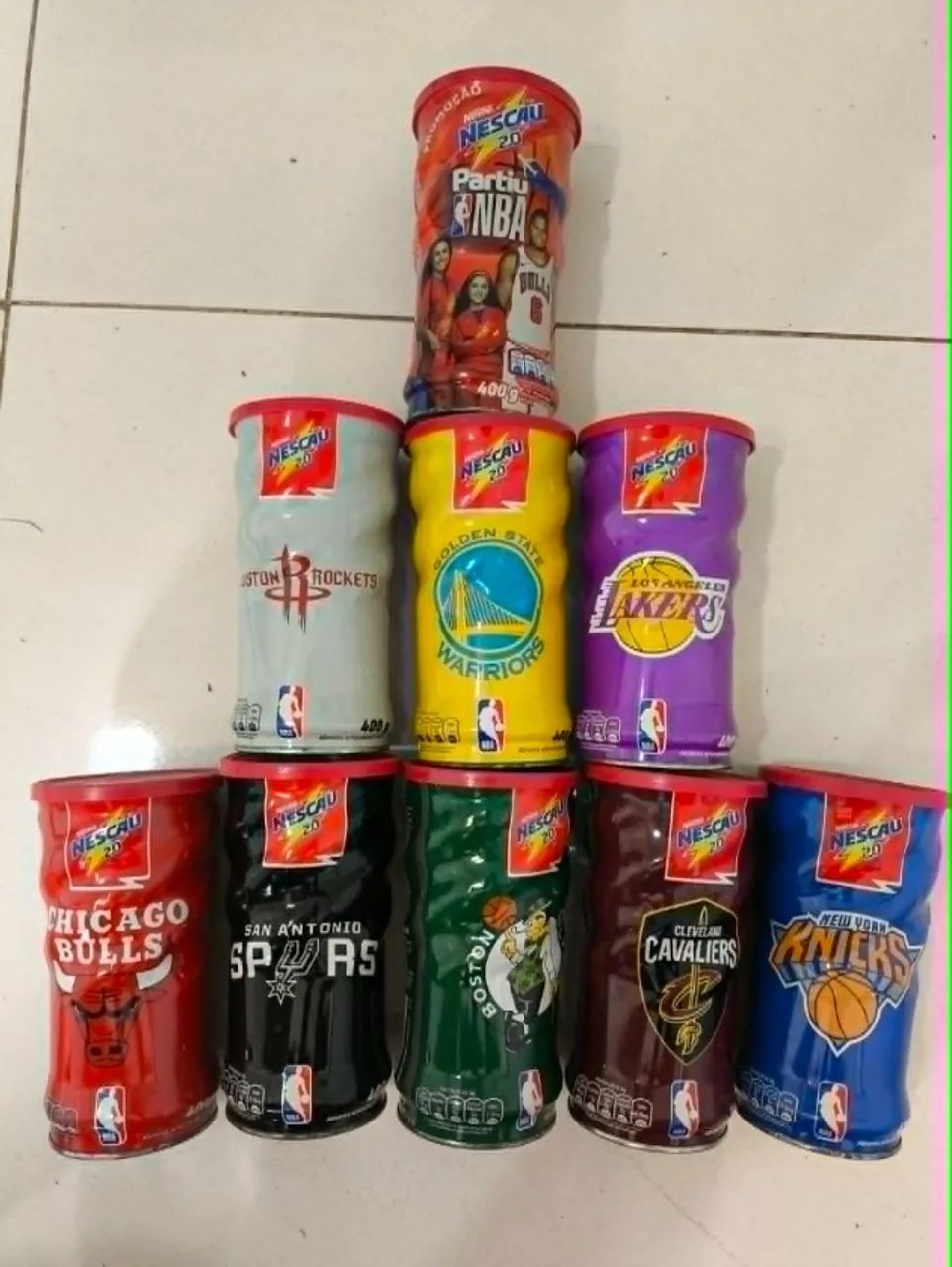 LATAS NBA COLEÇAO 
