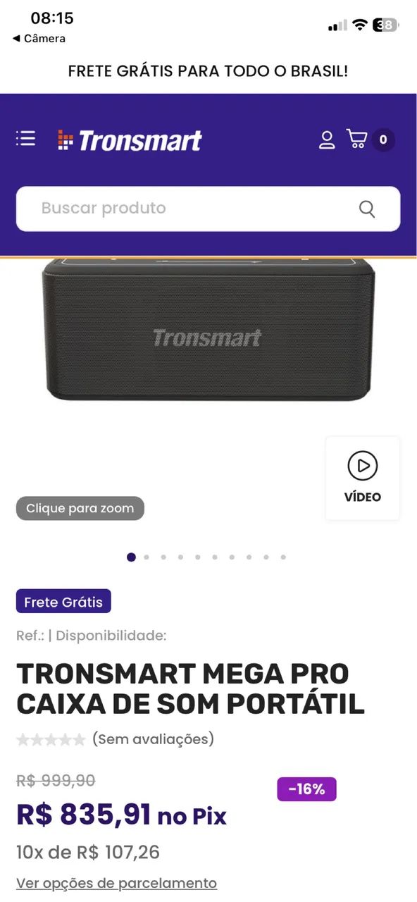 Caixa de som tronsmqrt