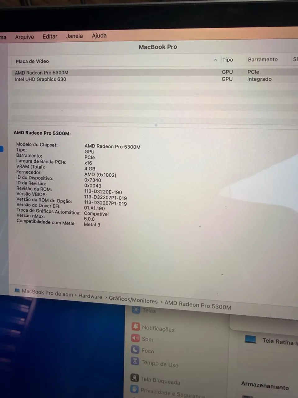 MacBook Pro 16Polegadas (2019) com Mouse Apple Original | 512SSD 16RAM - Foto 5