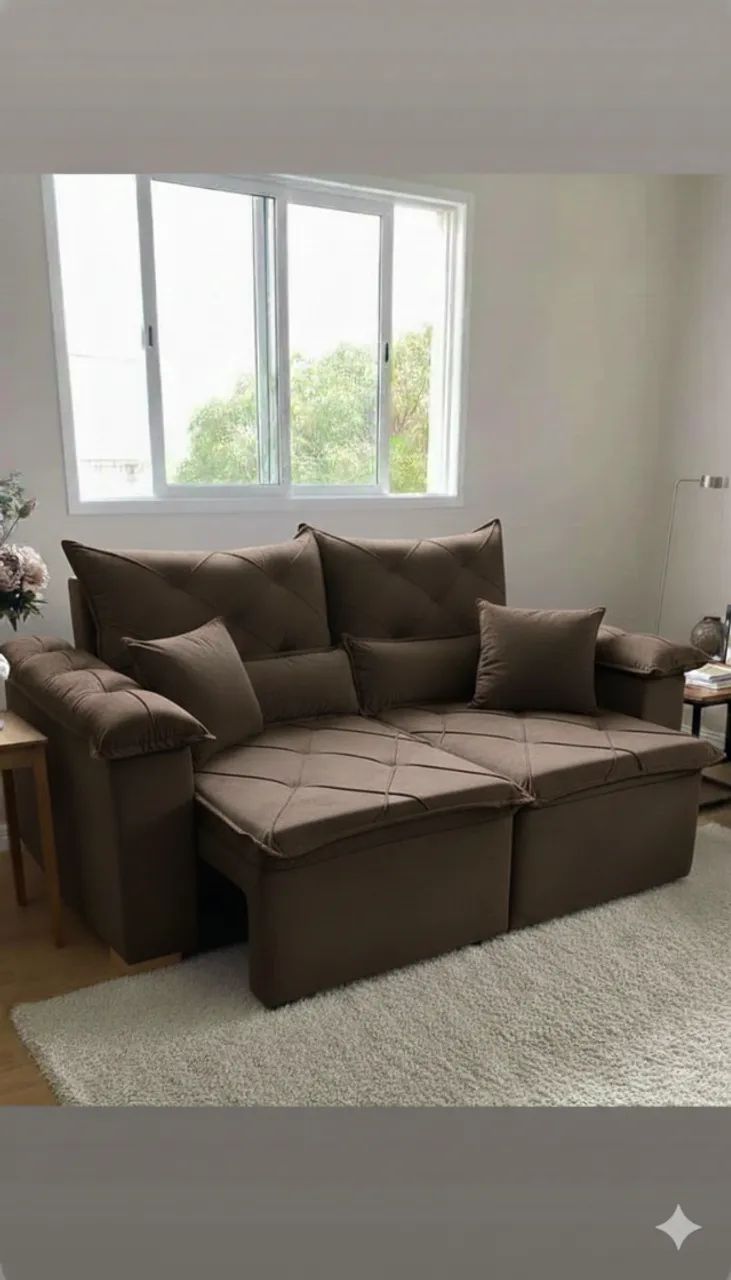 Sofá Milão Retrátil e reclinável  ( Entrega Grátis em Fortaleza ) - Foto 3