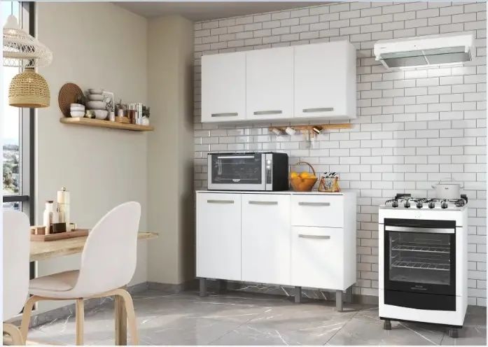 Cozinha Aéreo e Balcão Mila - Foto 3