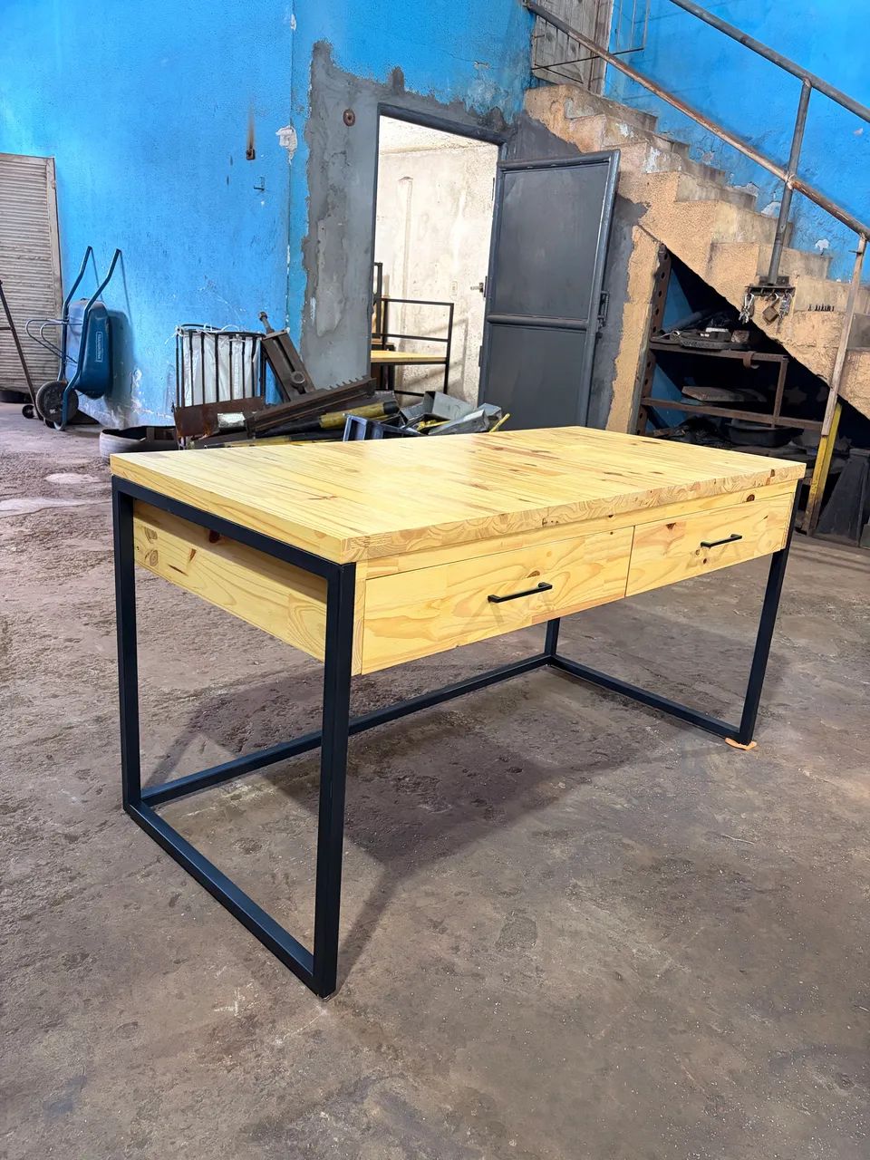 Mesa industrial pinus sob encomenda  - Foto 3