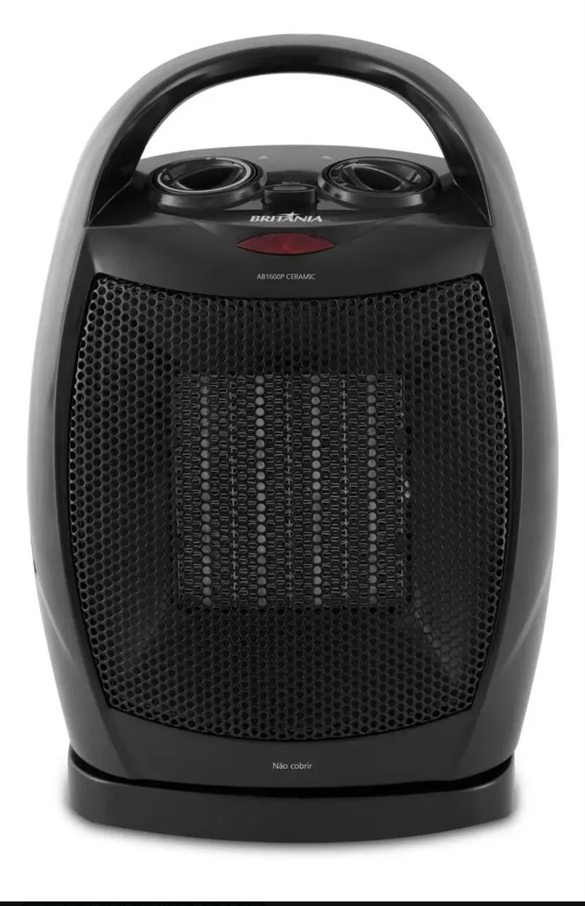 Aquecedor britania preto ab1600p ceramic 127v - Foto 2
