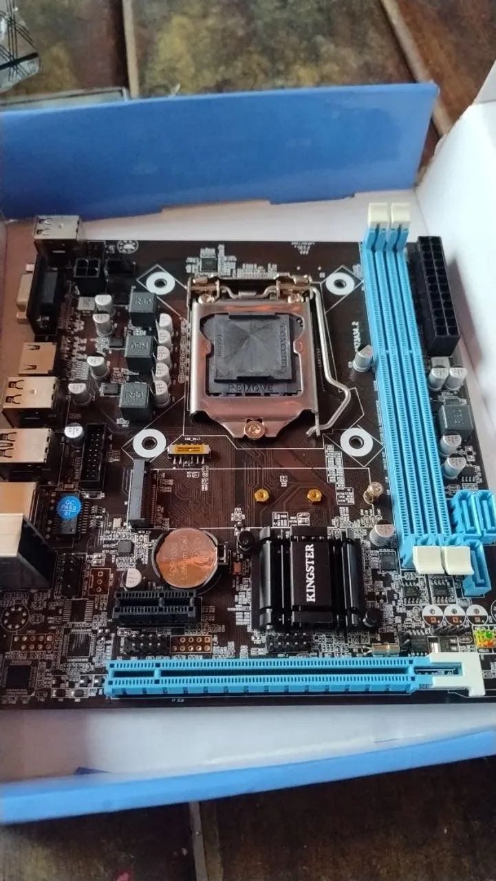 Kit 1150 i5 4690 PLACA H81 NOVA E 2X4GB HYPER X - Foto 4