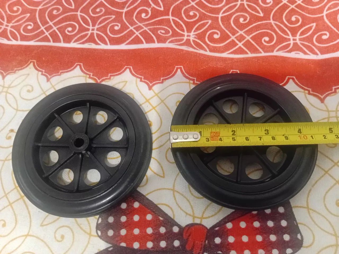 Rodízio para carrinho de feira - Par  - Foto 2