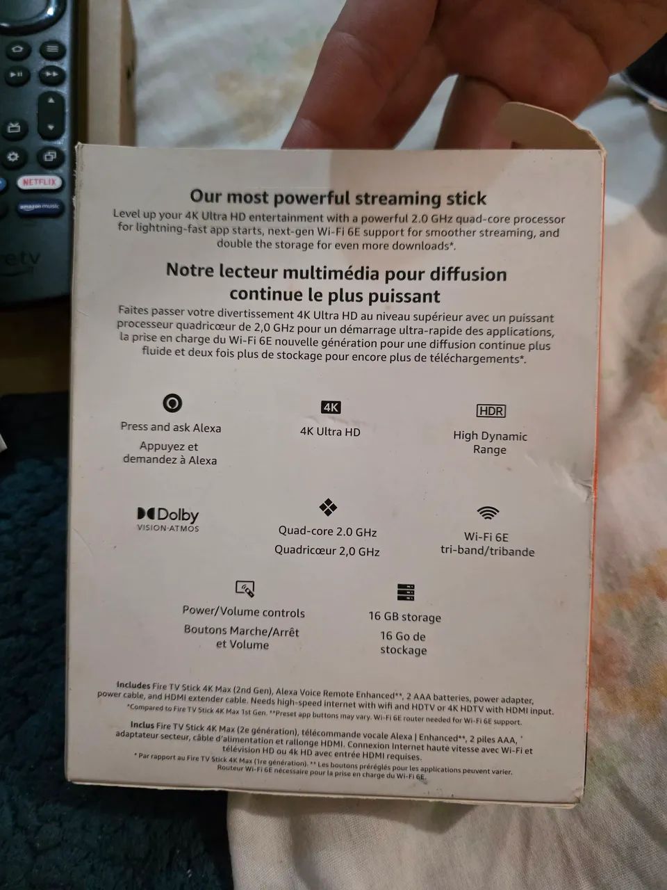 Amazon Firetv Stick 4k max - Foto 3