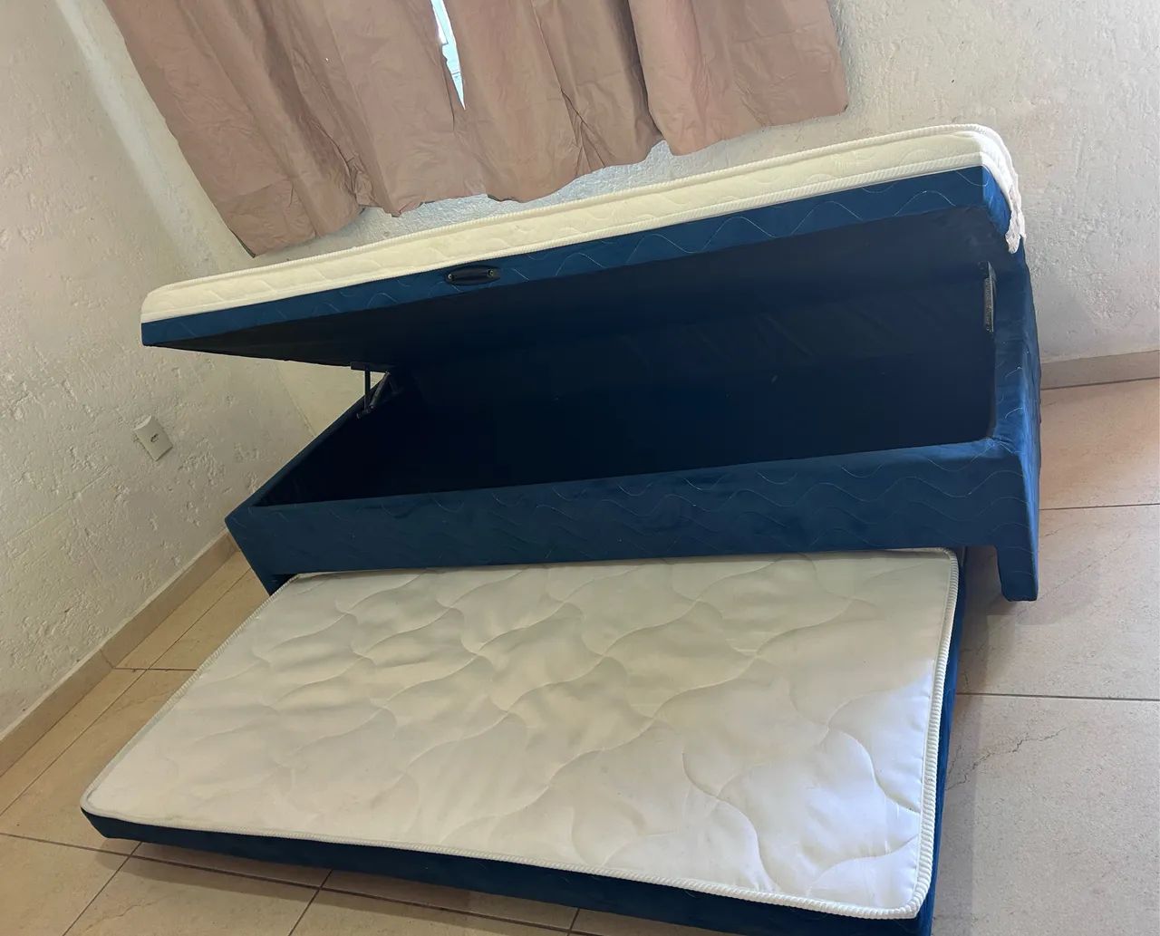 Cama Box Conjugada com Baú + Cama Auxiliar  - Foto 4
