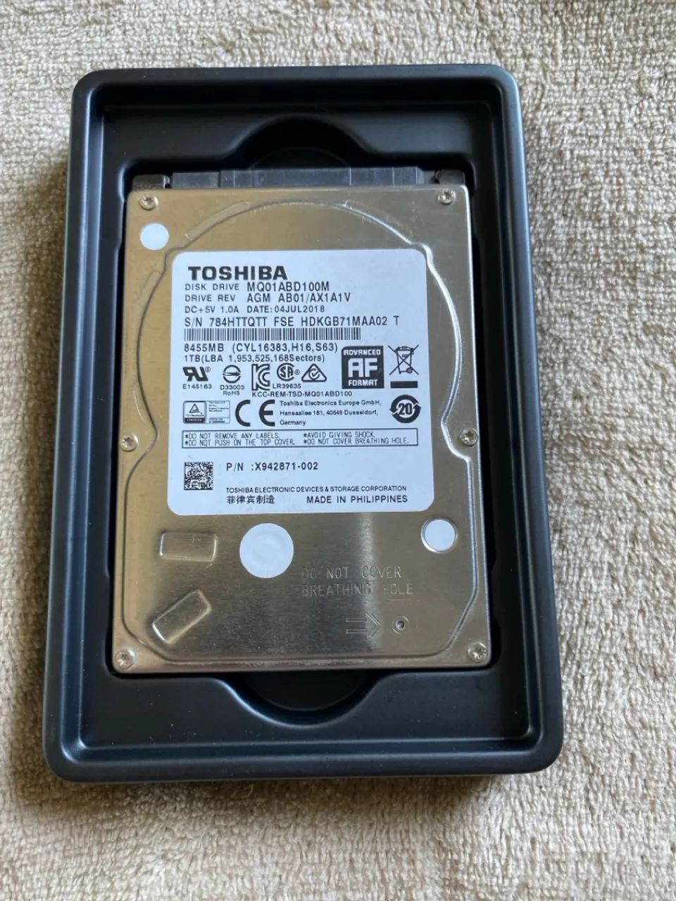HD 1TB Toshiba