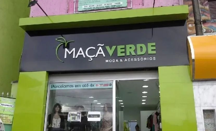 Fachada de loja em acm e lona - Foto 4
