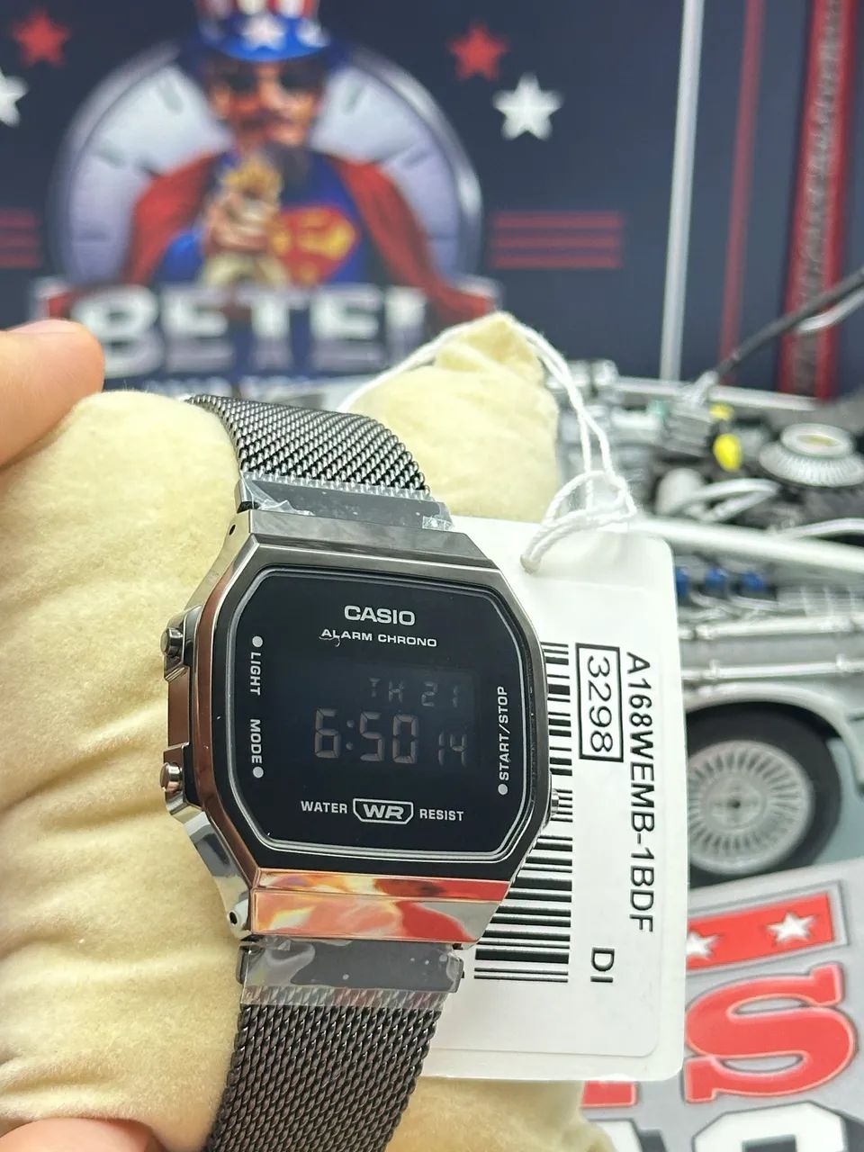 Relógio Casio A-168WEMB novo - Foto 4
