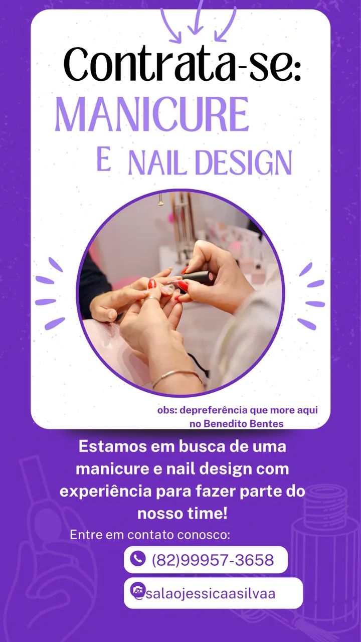 Precisamos de uma manicure 