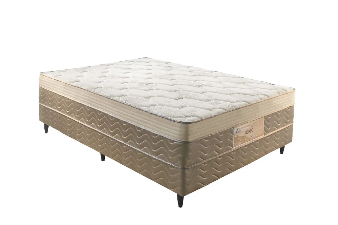 Cama Box Casal Rondoconfort Molas Pocket - Entrega Rápida 