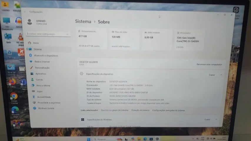 Notebook Lenovo IdeaPad Slim 3 (NOVO)  - Foto 2