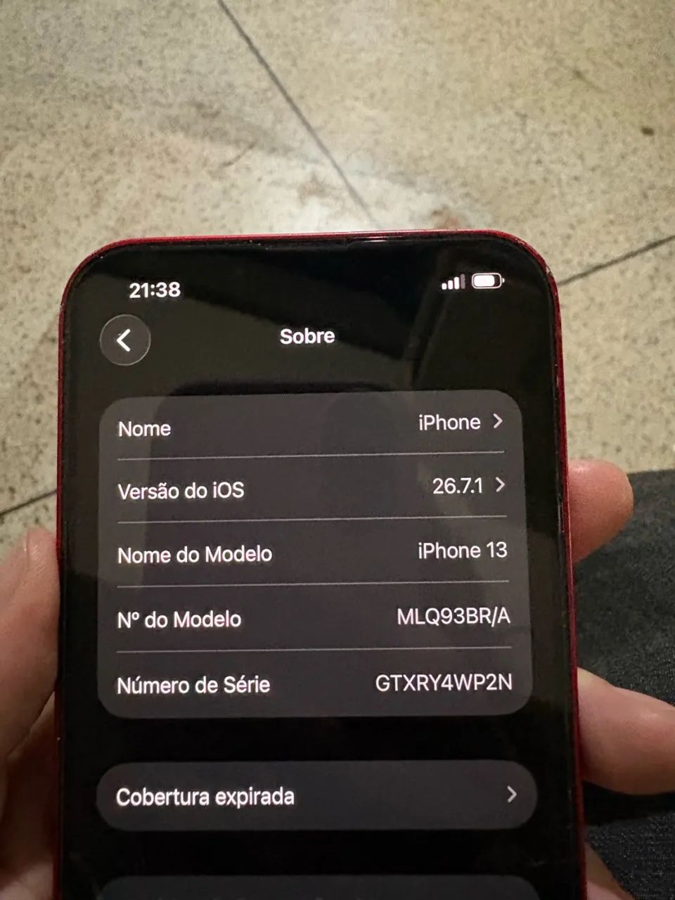 iPhone 13 256gb Red Edition - Usado - Foto 3
