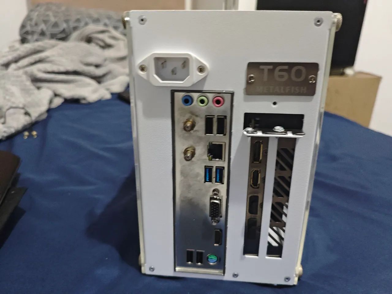 Gabinete mini itx t60 metalfish - Foto 3