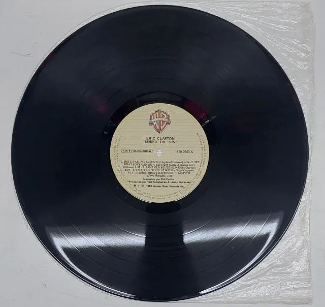 Lp Disco de Vinil - Eric Clapton - Behind the Sun - 1985 - Foto 4