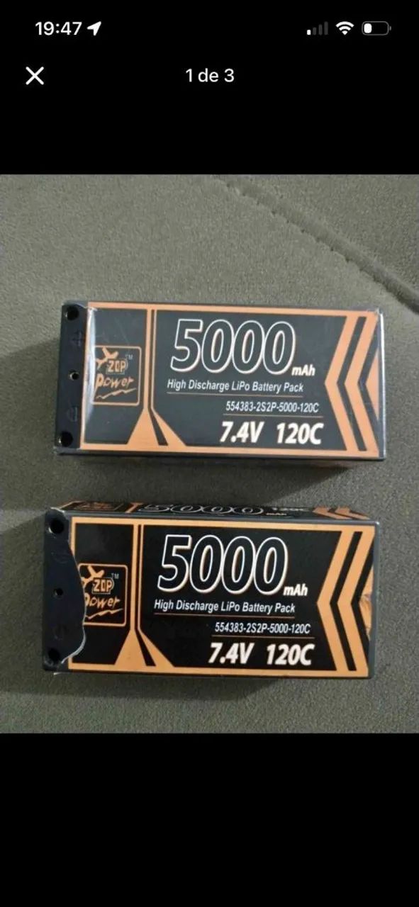 Bateria lipo para automodelo 