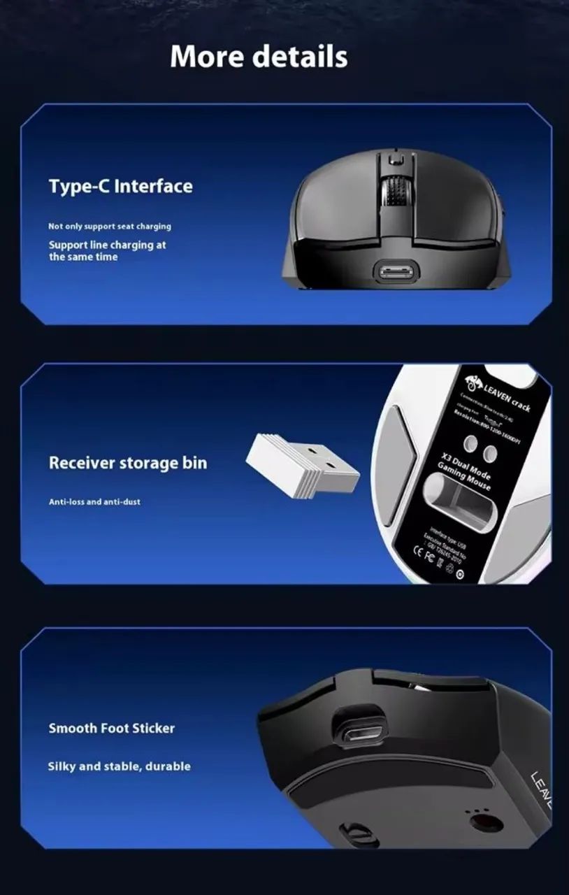 Mouse sem recarregável com base. - Foto 4