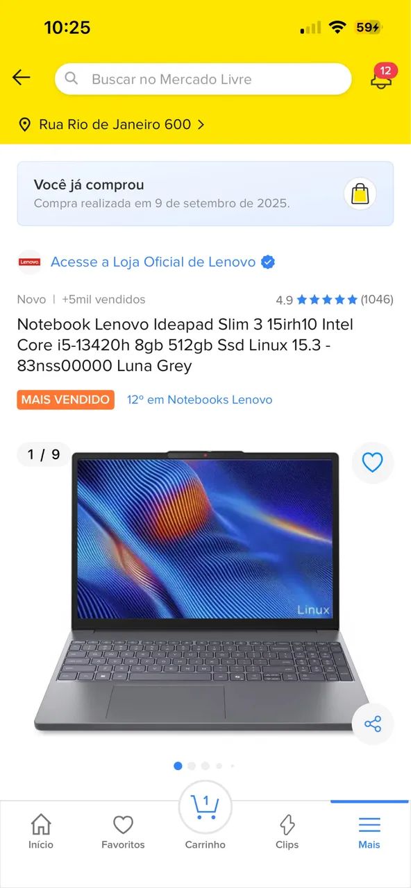Notebook Lenovo Slim 3 W11 - Foto 5