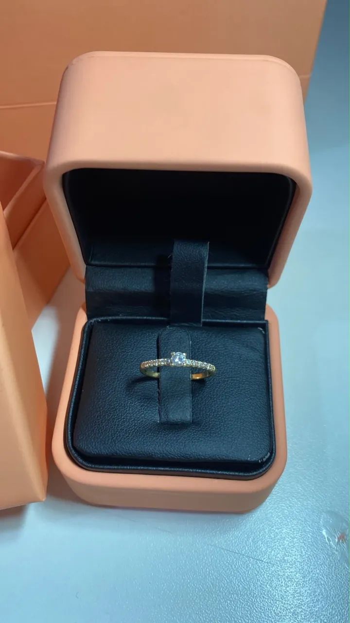 Anel de Ouro 18k com 13 pedras de brilhante  - Foto 4