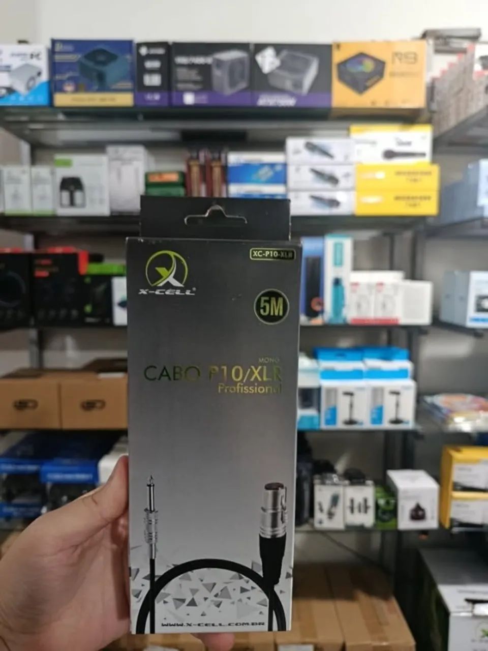CABO PARA MICROFONE P10 XLR
