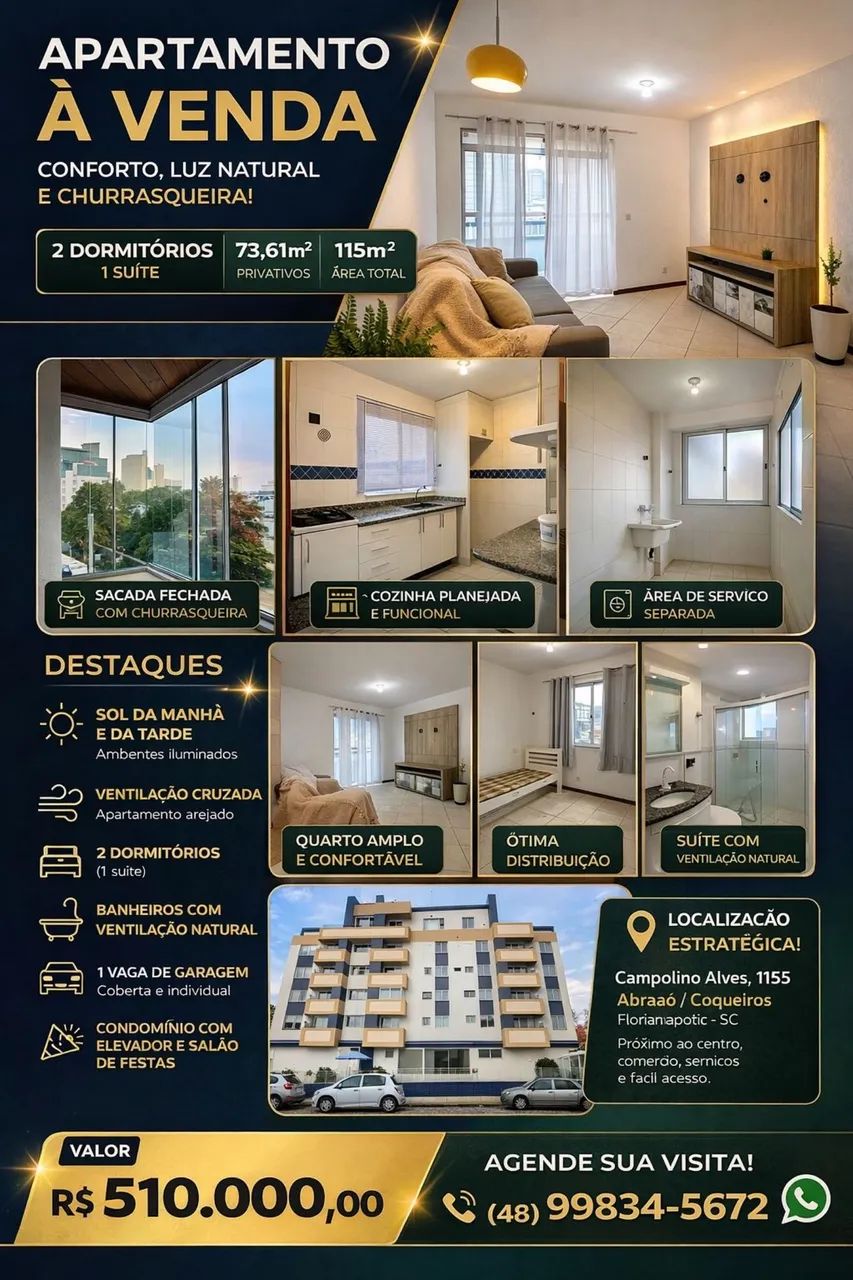 Vende-se apartamento direto com  proprietário 