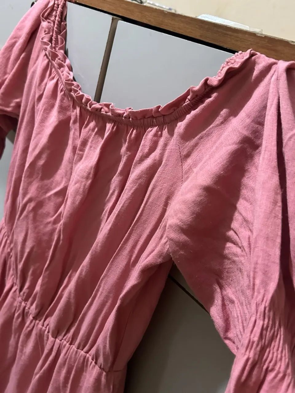 Vestido longo rosa  - Foto 2