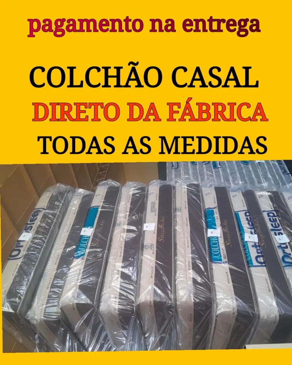 PROMOÇÃO COLCHÃO TODAS AS MEDIDAS 