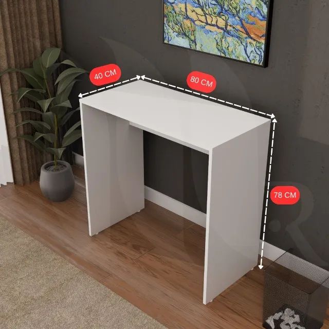 Mesa Prática para Estudar ou Trabalhar MDF - NOVA  - Foto 4