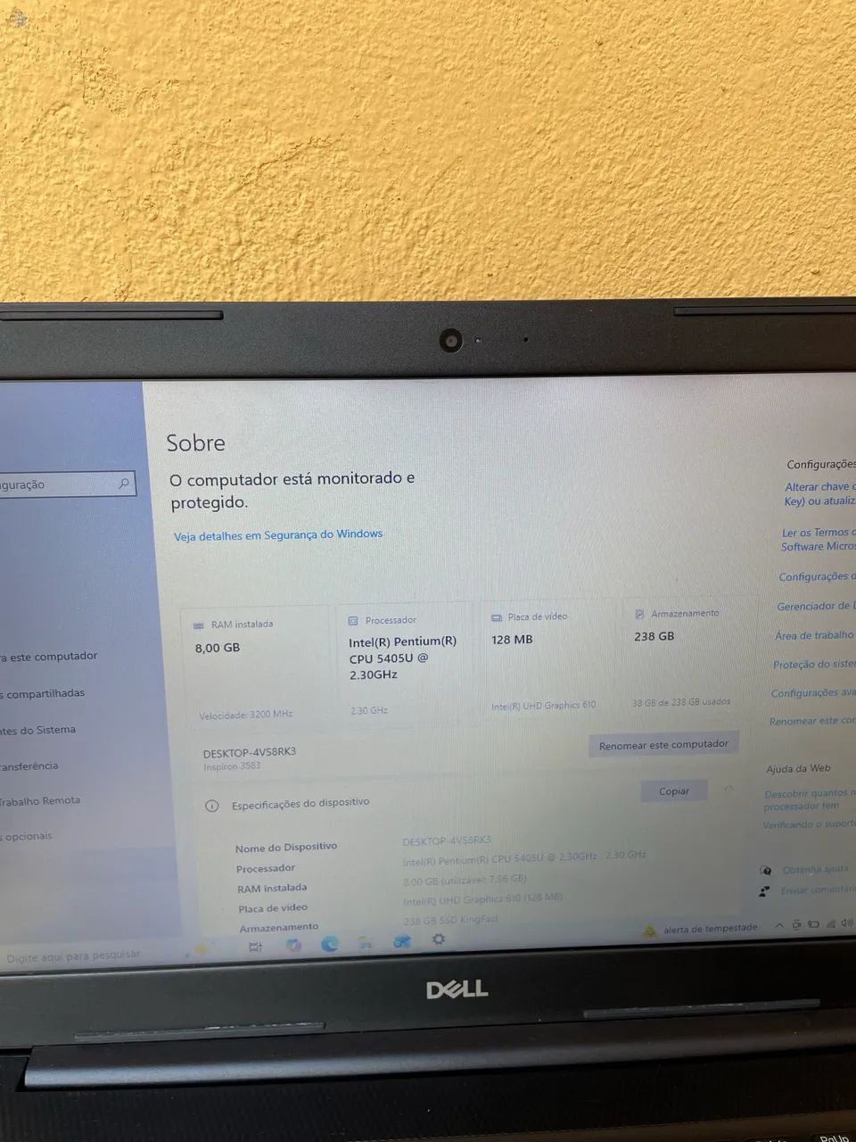 Notebook Dell inspiron 15 p75f  - Foto 3