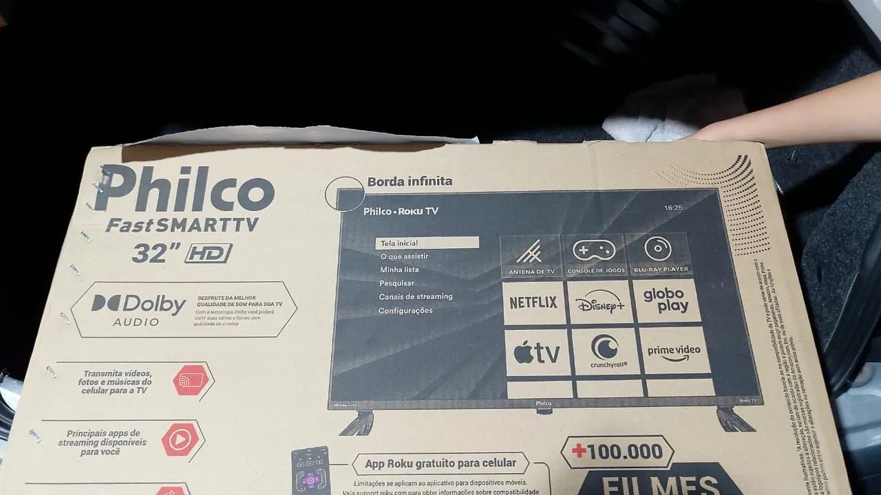 Vendo ventilador e tv 32 novo na caixa 