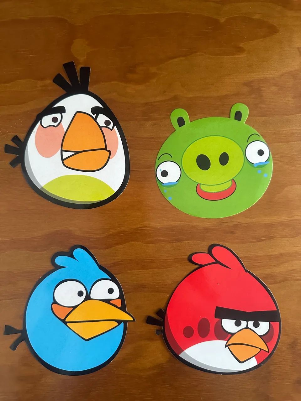 Adesivos grandes Angry Birds 11cm cada - Foto 2