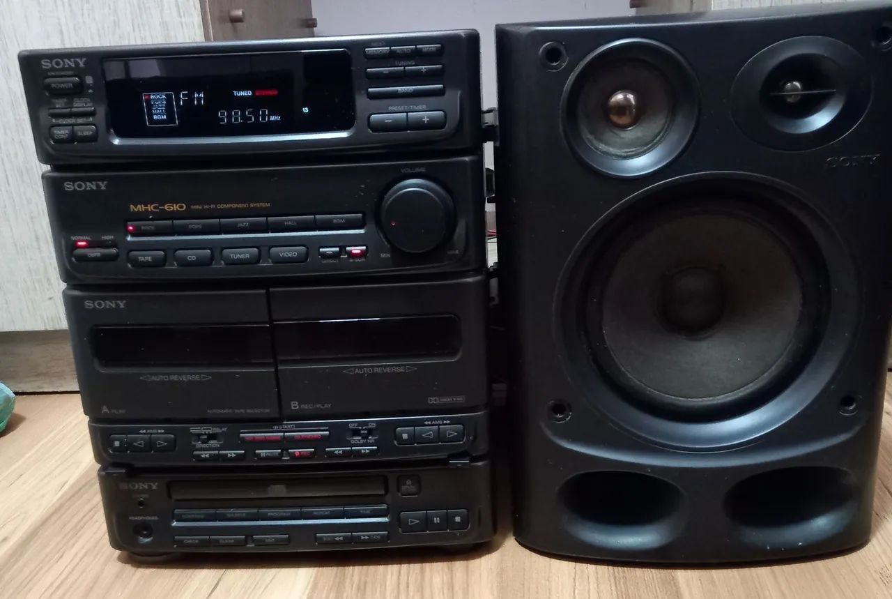 SONY MHC-EX10 ラジカセ ブラック MICROSYSTEM SONY MHC-610 JAPONÊS - Aparelhos de Som - Vila
