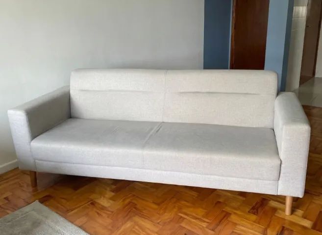 Sofá moderno 3 lugares excelente estado