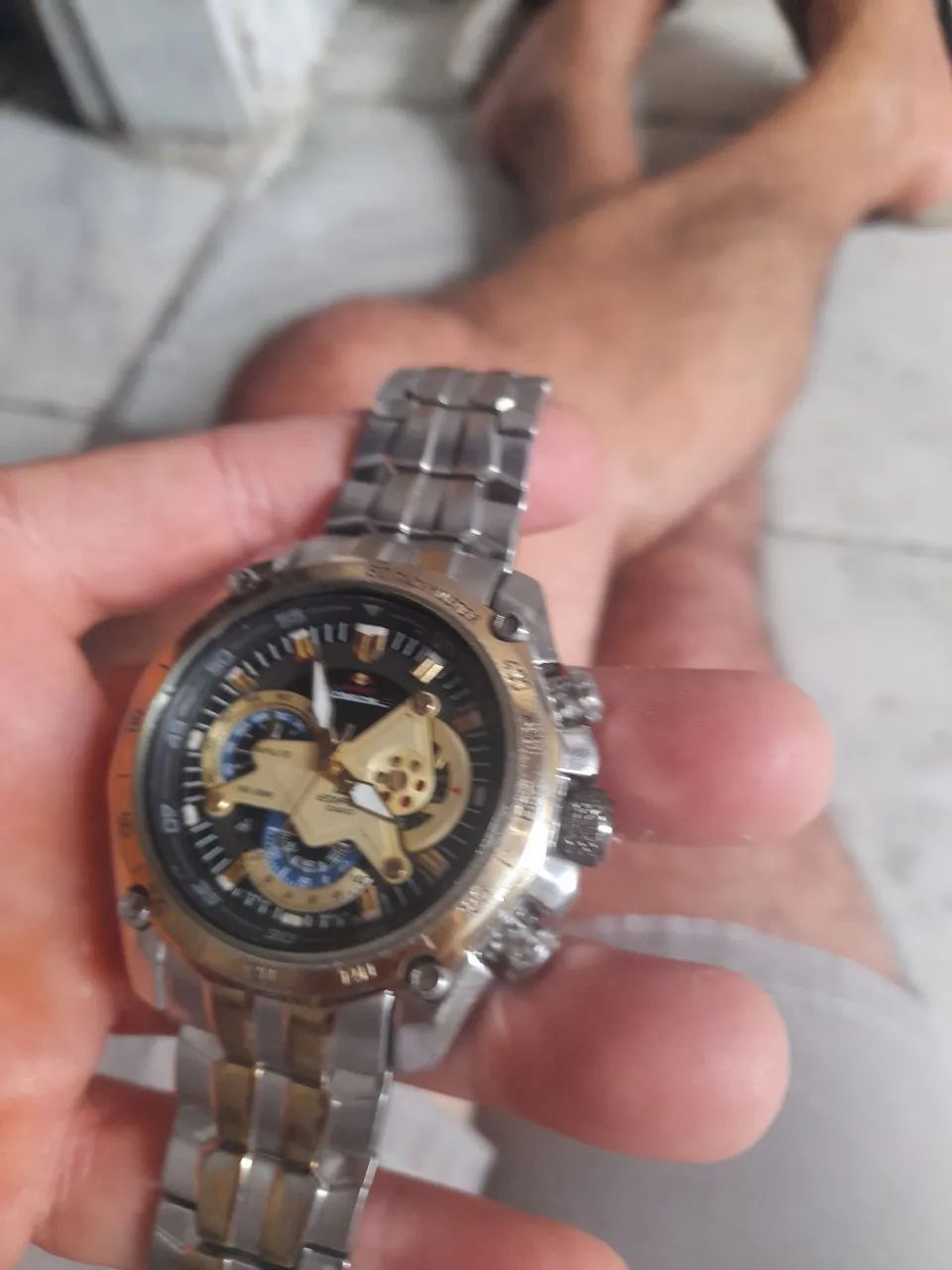 Vendo um relógio casio cronógrafo funcionando perfeitamente  - Foto 3
